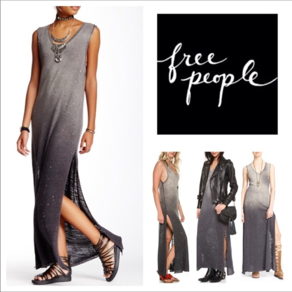 Free People Galaxy Ombré Maxi Dress.  NWT.